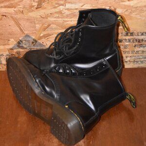 Dr Martens, 1460 - black lace-up boots. shoe men, sz 5